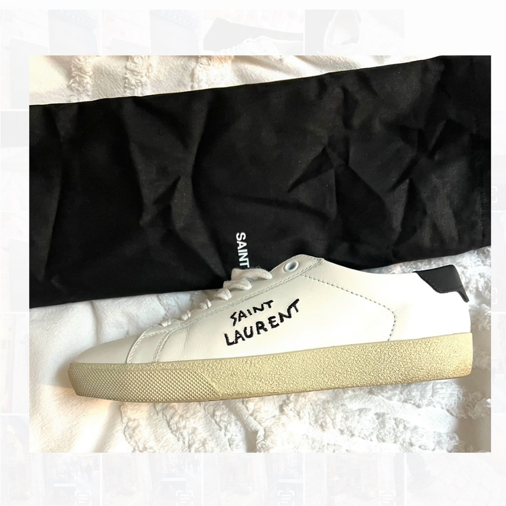 Saint Laurent leather sneakers - Picture 5 of 6